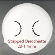PASTADISC Orecchiette Pasta Noodles Shape Disc Fit For Philips Automatic Pasta & Noodle Maker, Disc Compatible With Philips Pasta Maker Attachment Kitchen Appliance Maker Accessory (23x1.4mm)