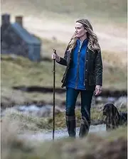 [Hoggs of Fife] Stenton Ladies Fleece Gilet - Nordic Blue XS