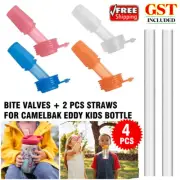 REPLACEMENT BITE VALVE AND STRAW SET For CAMELBAK EDDY PLUS KIDS / EDDY KIDS AU