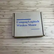 Vintage Compaq Logitech C-RC3-MSE Wireless Wheel Mouse & Receiver