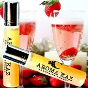 Strawberries & Champagne Perfume Roll-On Fragrance Oil Luxury Vegan/Cruelty-Free