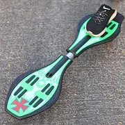 SCRAP 34 Inch X 9 Inch Waveboard Skateboard with Carry Bag, with 80mm Illuminating PU Wheels (Mix Character Skateboard)