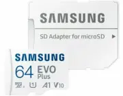 Micro SD SamSung 64GB Evo Plus Card microSDXC Class10 Phone Camera Memory 130MBs