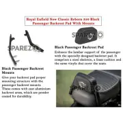 Royal Enfield "Passenger Backrest Pad With Mount Black" Classic Reborn 350 (for: Royal Enfield)