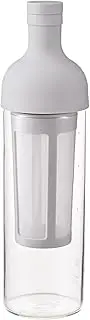 HARIO FIC-70-PGR Filter-In Coffee Bottle, 22.9 fl oz (650 ml), Pale Gray, Cold Brew Coffee, Made in Japan, Present, Gift, Gift