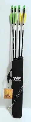 OCTOBER MOUNTAIN PRODUCTS (OMP) Archery QUIVER for Belt w/ 4 ARROWS NEW w/ Tag