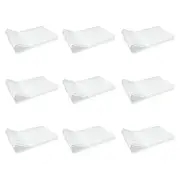 9-Piece Plastic Card Card Fiber Thin Unisex Clear Business Card Wallet F4R3
