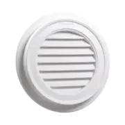 Gable Vent Designer Plastic Fullmoon 730mm Round Non Functional Paintable