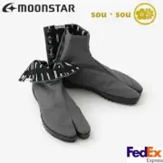 Moonstar X Sou Sou FINE VULCANIZED TABI ninja Sneakers Gray Lead/Box Kurume JPN