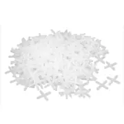 Wall Floor Tile Plastic Cross Spacer 2.5mm White 500pcs