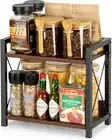 ANBOXIT Spice Rack for Countertop, Coffee Countertop Shelf, Wooden Kitchen Co...