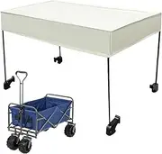 Golf Cart Canopy, Foldable Canopy, Awning Sun Protection, Golf Cart Rain Cover, Waterproof, Cover for Food Push-Pull Cart, Pram Accessories, Garden Push Awning for
