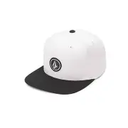 Volcom Men's Quarter Twill Snapback Hat One Size, Whitecap Grey 1