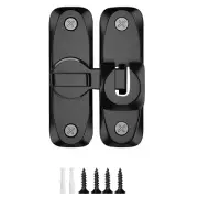 1 PCS 90/180 Degree Gate Latches Barn Door Hasp for Push Barn Door Lock O2N1