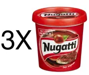 Nugatti Spread Norwegian Chocolate Spread Stabburet Nougat Hazelnut 3X500g