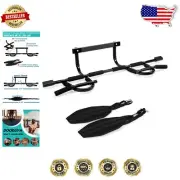 Stainless Steel Pull Up Bar for Doorway - Premium Quality & Space Saver