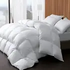 Luxury Goose Feather down Comforter King Size 850+ Fill-Power, Fluffy and Cozy D