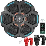 Bluetooth Smart Music Boxing Machine, Equipped with Parent Child Boxing Gloves, LED Lights, 9 Modes & 9 Speeds Punching Machine, Punching Bag, Home Gym Equipment