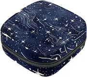 Period Bag,Sanitary Napkin Storage Bag,Constellation Universe Galaxy,Tampon Holder for Purse