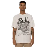 [Mitchell & Ness] Mitchell & Ness Chicago Bulls Vintage Fit Tee - Men T-Shirts