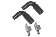 MSD Replacement Boots & Terminals LT1 Silicon Black 90 Spark Plug Boots