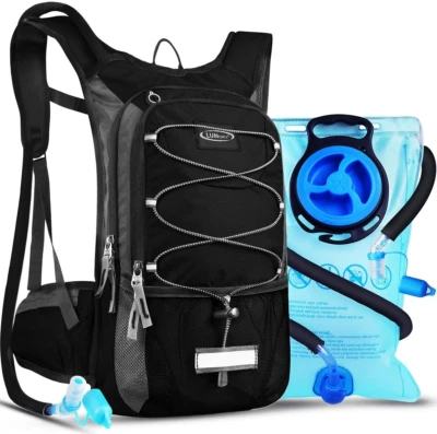 Insulated Hydration Pack Backpack with 3L BPA Free Leak-Proof Water Bladder, Kee