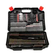 OZNALA 260PC COMBINATION METRIC TITANIUM DRILL BIT WOOD METAL MASONRY SET+ CASE ND-1008