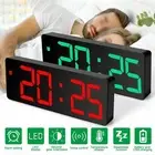 High Quality Alarm Clock Mirror LED Digital 12/24 Hours Home Decoration