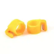 10X Plastic Ring Thimbles with Thread Cutter