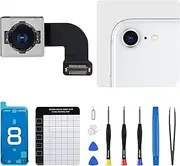 for iPhone 8 Back Camera Replacement Module for iPhone SE 2020 12MP Main Rear Lens Parts iPhone8 4.7" with Wide Lens OIS HDR Photos 4K Video Flex Cable Fix Repair Assemble Tools for A1863 A1905 A1906