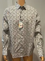 ROBERT GRAHAM 'GIVENS' PATTERNED SHIRT - LARGE NEW