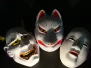[Mask] Scary mask set [Haunted house/test of courage] / Set with fun goods