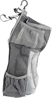 JOINPAYA Organize Baby's Essentials Large Hanging Diaper Bag Handlebar Attachment for Cot Caddy Gray Snowflake Easy Access