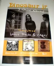 Poster - DINOSAUR JR 3 classic albums REMASTERED the band 7