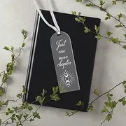 UNIQOOO 6x2” Acrylic Bookmark, DIY Blanks, Personalized Journal Planner Gift, 20 Pack (Frosted Arch 20pcs)
