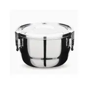 Onyx stainless steel airtight round container 12cm 710ml