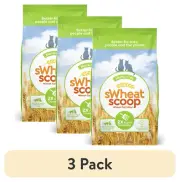 (3 Pack) Multi-Cat Natural Clumping Wheat Cat Litter, 15Lb