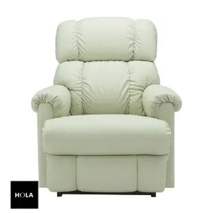 【HOLA】La-Z-Boy 單人全牛皮沙發/電動靠牆式休閒椅16P512-米白色(16P512-米白色)