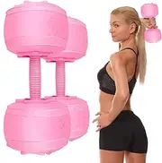 Travel Weights Water Filled Dumbbells Set for Man & Women, Adjustable Free Water Dumbbells for Exercise Fitness Weightlifting Training (45~70 Lbs)..