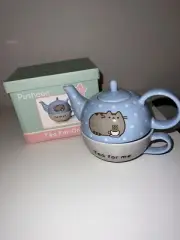 Pusheen Tea For One Teapot & Cup Set READ - NEW