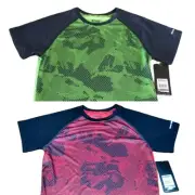 AND1 Boys T Shirt Top Size XL 14 16 Black Green Red New Casual Bright Camo