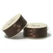 Nymo Beading Thread Size B Brown Nylon 41856 (2 bobbin)