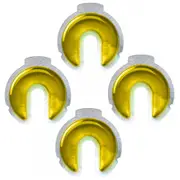 4pc Scosche 5.5ml MagicMount Refill Air Freshener For Fresche Mounts - Lemon