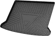 X AUTOHAUX Flat Face Cargo Liner Rear Trunk Mat Trunk Cargo Luggage Boot Tray Mat Stripes and Triangles Pattern for Mazda CX-30 2020-2025 Anti-Slip
