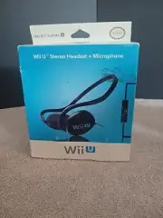 Nintendo Wii U Stereo Headset & Microphone NEW 2012 Sealed