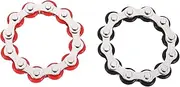 Kisangel 2Pcs Bike Chain Fidget Finger Exerciser Decompression Roller Chain for Home Office School Use for and Anxiety Relief