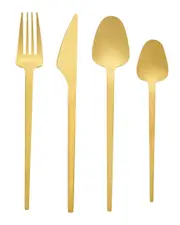 Jonathan Adler Vienna Gold Flatware 24PC Set