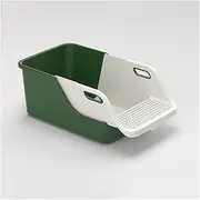 Large High Sides Cat Litter Box Open Top Cat Pan Anti-Splashing Kitty Litter Box Great for Small and Large Cats Litter Tray