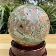 2.72kg 125mm Large Natural Rainforest Jasper Sphere Crystal Quartz Ball Healing