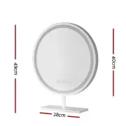 Embellir Bluetooth Makeup Mirror 40cm Hollywood with Light Vanity Dimmable Round